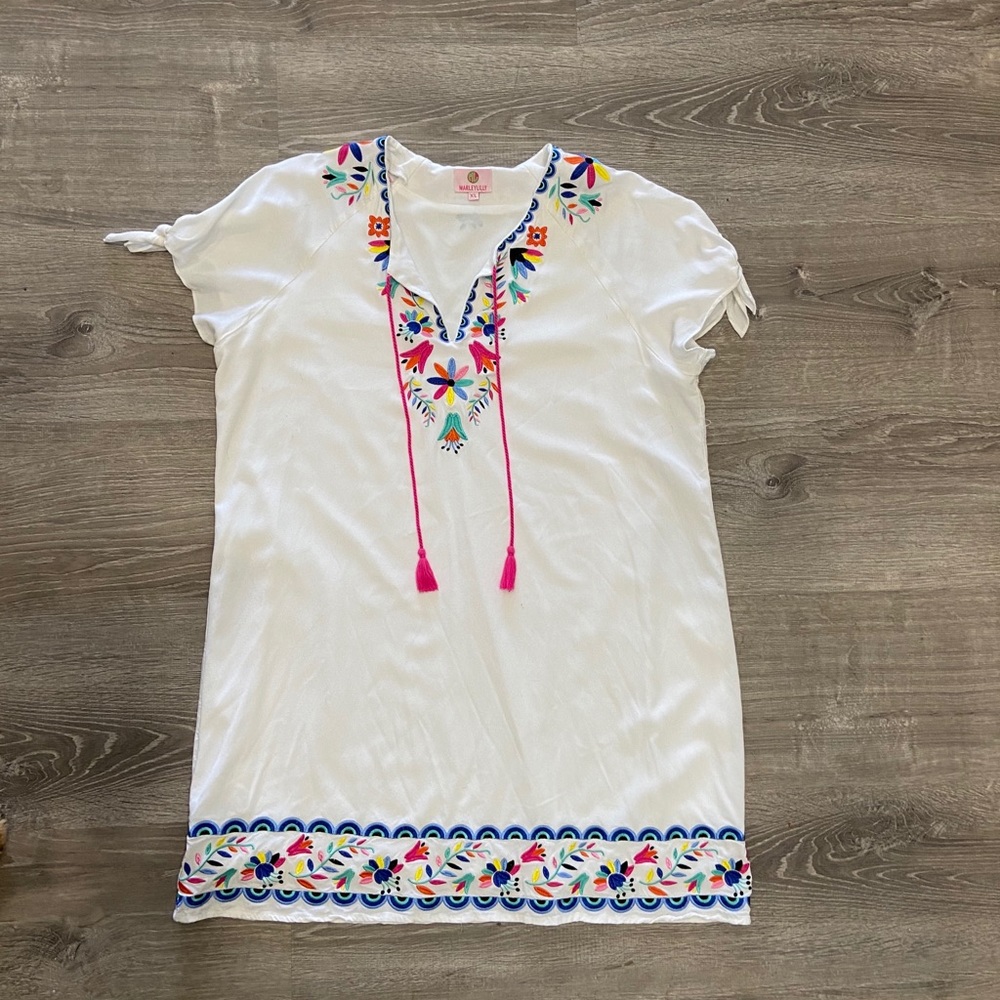 Marley Lilly Mexican Style White Dress
